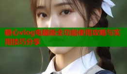 糖心vlog电脑版全功能使用攻略与实用技巧分享
