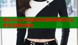 糖心vlog小桃酱高清流畅观看轻松记录生活精彩瞬间