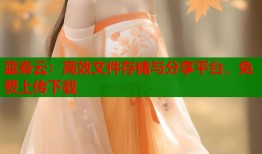 蓝奏云：高效文件存储与分享平台，免费上传下载
