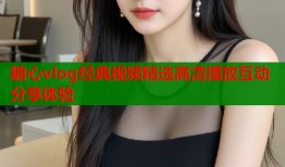 糖心vlog经典视频精选高清播放互动分享体验
