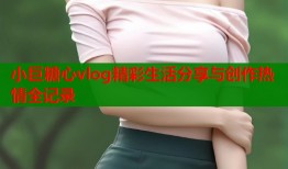 小巨糖心vlog精彩生活分享与创作热情全记录