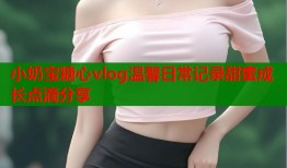 小奶宝糖心vlog温馨日常记录甜蜜成长点滴分享
