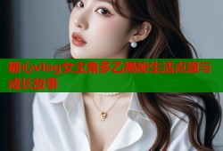 糖心vlog女主角多乙揭秘生活点滴与成长故事