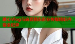 糖心Vlog与麻豆精东影业传媒精彩内容全纪录