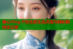 糖心Vlog-P先生的生活点滴与精彩瞬间全记录