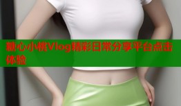 糖心小桃Vlog精彩日常分享平台点击体验
