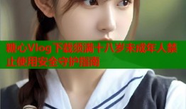 糖心Vlog下载须满十八岁未成年人禁止使用安全守护指南