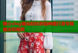 糖心vlog魔仙轻松剪辑神器打造专属魔法短视频
