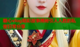 糖心vlog精彩故事揭秘引人入胜的私密日常分享
