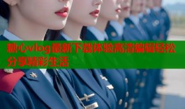 糖心vlog最新下载体验高清编辑轻松分享精彩生活