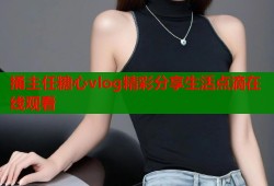 捅主任糖心vlog精彩分享生活点滴在线观看