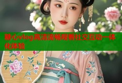 糖心vlog高清流畅观看社交互动一体化体验