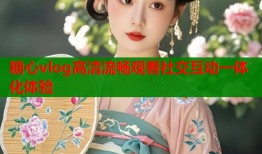 糖心vlog高清流畅观看社交互动一体化体验