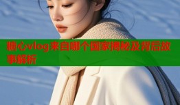 糖心vlog来自哪个国家揭秘及背后故事解析