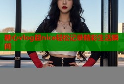 糖心vlog超nice轻松记录精彩生活瞬间