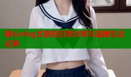 糖心vlog尤奈的日常分享与温暖生活记录