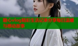 糖心vlog精彩生活记录分享每日温暖与感动故事