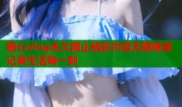 糖心vlog永久网止精彩内容无限畅享记录生活每一刻