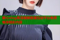 糖心vlog高清视频直播互动平台免费畅享精彩内容