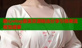 糖心vlog最美资源精选分享引领潮流视觉盛宴