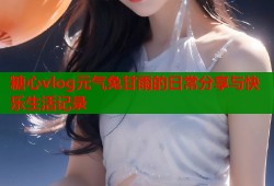 糖心vlog元气兔甘雨的日常分享与快乐生活记录