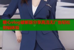 糖心vlog破解版分享高清无广告轻松剪辑体验