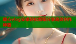 糖心vlog安卓轻松剪辑分享高效创作神器