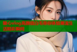 糖心vlog高颜值白毛带你体验潮流生活精彩瞬间