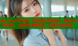糖心Vlog不良女孩：释放你的无限可能，即时分享火辣日常，大胆秀出真我风采，引爆社交新潮流