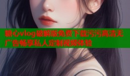 糖心vlog破解版免费下载污污高清无广告畅享私人定制视频体验
