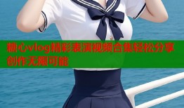 糖心vlog精彩表演视频合集轻松分享创作无限可能
