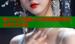 糖心vlog汉服粉人记录唯美瞬间轻松分享生活点滴