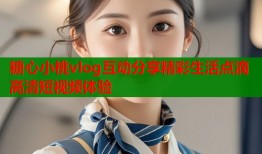 糖心小桃vlog互动分享精彩生活点滴高清短视频体验