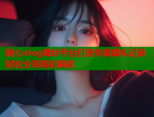 糖心vlog婚纱平台打造专属婚礼记录轻松分享精彩瞬间