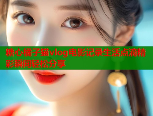 糖心橘子猫vlog电影记录生活点滴精彩瞬间轻松分享