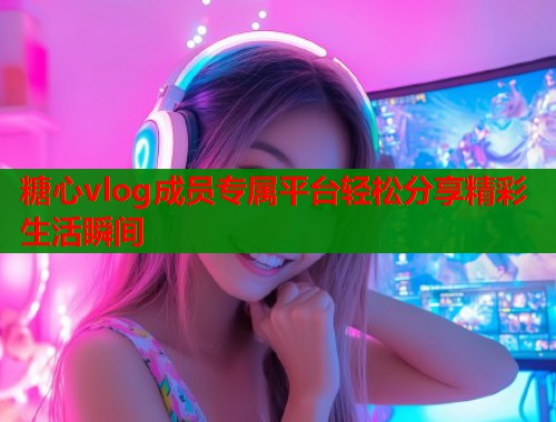 糖心vlog成员专属平台轻松分享精彩生活瞬间