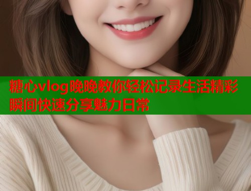 糖心vlog晚晚教你轻松记录生活精彩瞬间快速分享魅力日常