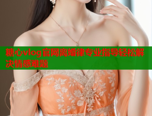 糖心vlog官网离婚律专业指导轻松解决情感难题