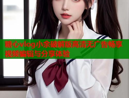 糖心vlog小余破解版高清无广告畅享视频编辑与分享体验