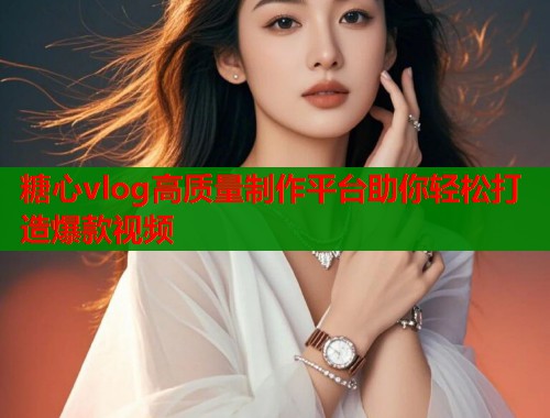 糖心vlog高质量制作平台助你轻松打造爆款视频