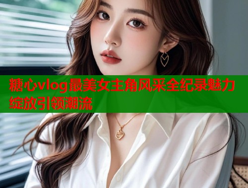 糖心vlog最美女主角风采全纪录魅力绽放引领潮流