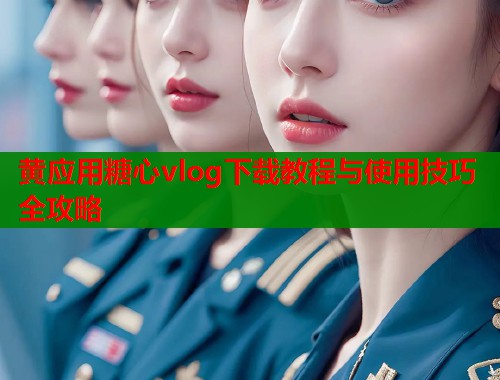 黄应用糖心vlog下载教程与使用技巧全攻略