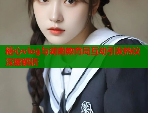 糖心vlog与湖南教育局互动引发热议深度解析