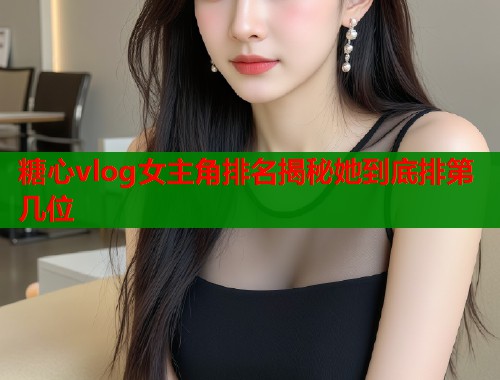 糖心vlog女主角排名揭秘她到底排第几位