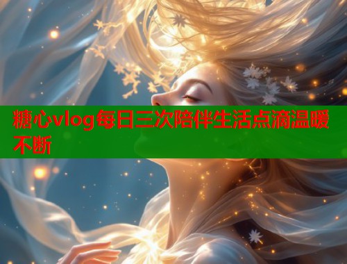 糖心vlog每日三次陪伴生活点滴温暖不断