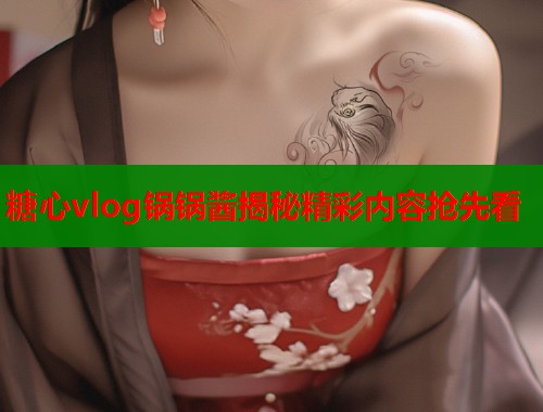 糖心vlog锅锅酱揭秘精彩内容抢先看
