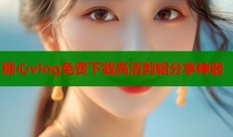 糖心vlog免费下载高清剪辑分享神器