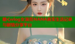 糖心vlog女演员NANA真实生活记录与剧情分享平台