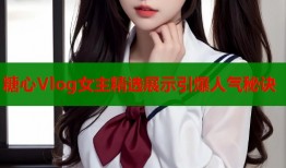 糖心Vlog女主精选展示引爆人气秘诀