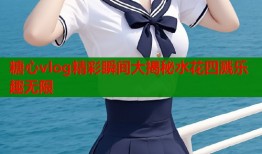 糖心vlog精彩瞬间大揭秘水花四溅乐趣无限